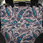 Summer Surfing Pattern Print Pet Car Back Seat Cover