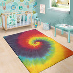 Summer Tie Dye Print Area Rug