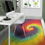 Summer Tie Dye Print Area Rug