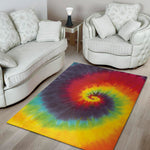 Summer Tie Dye Print Area Rug