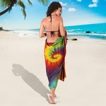 Summer Tie Dye Print Beach Sarong Wrap