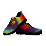 Summer Tie Dye Print Black Sneakers