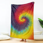 Summer Tie Dye Print Blanket