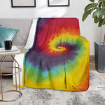 Summer Tie Dye Print Blanket