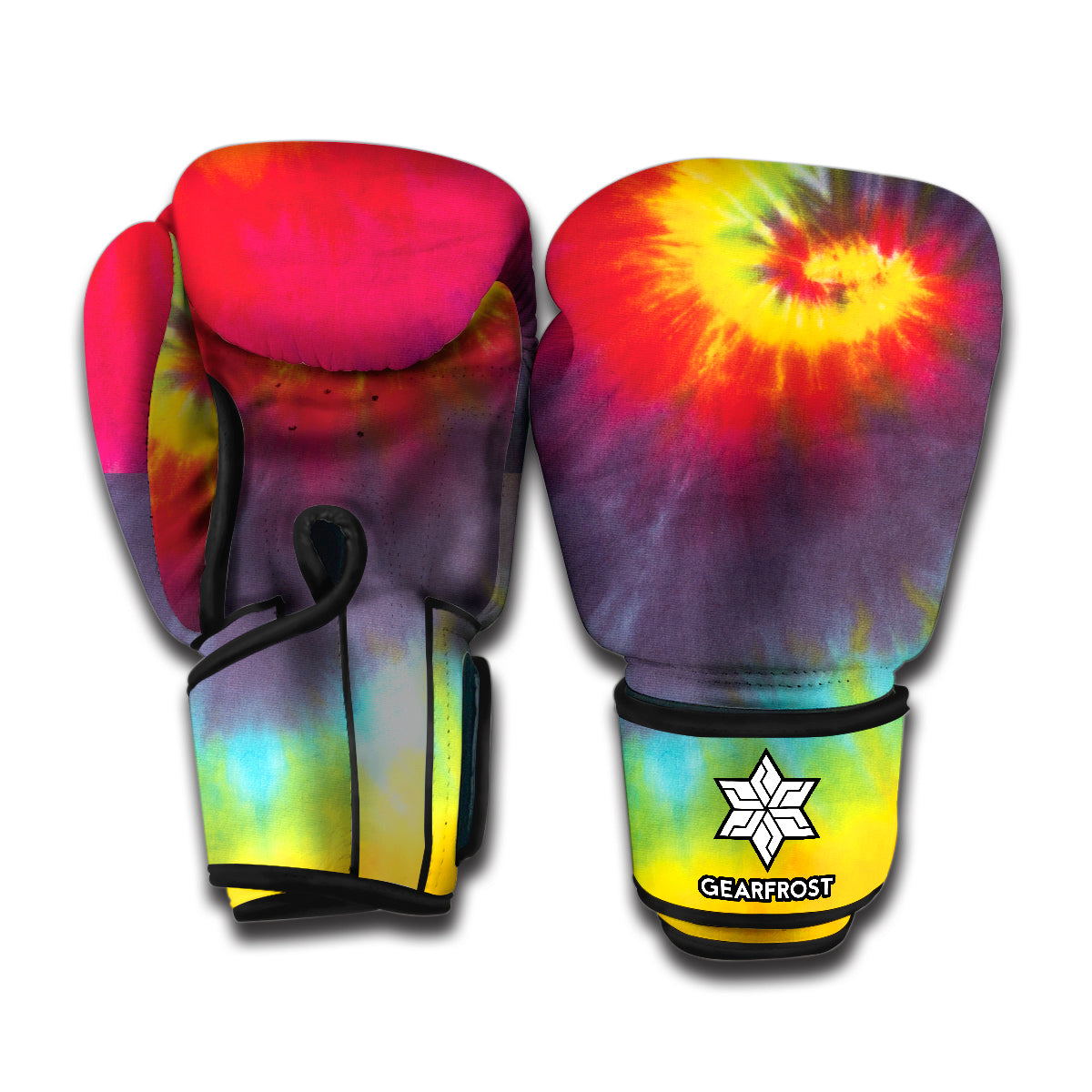 Summer Tie Dye Print Boxing Gloves