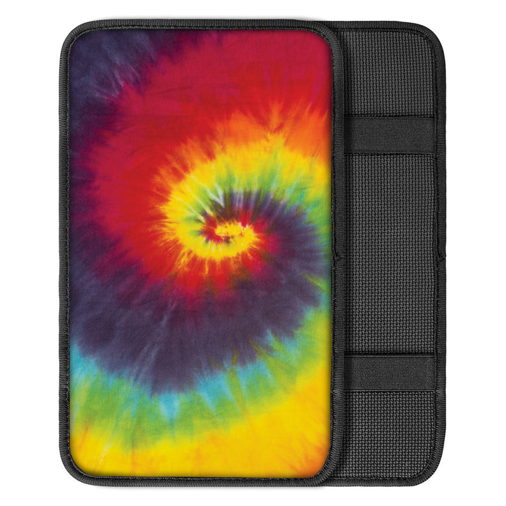 Summer Tie Dye Print Car Center Console Cover