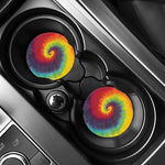 Summer Tie Dye Print Car Coasters