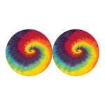 Summer Tie Dye Print Car Coasters