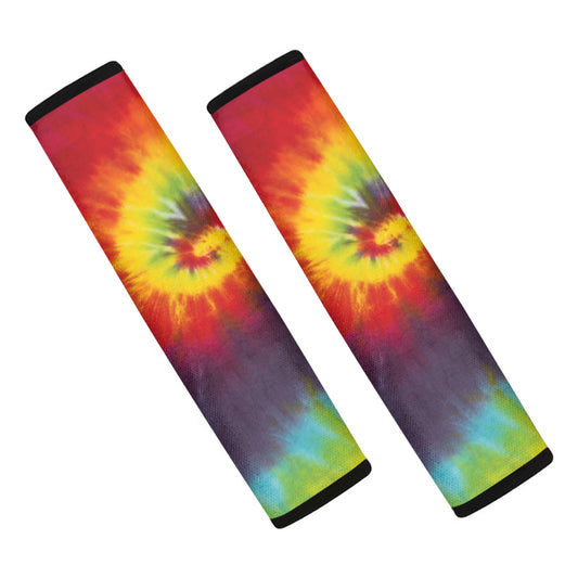 Summer Tie Dye Print Car Seat Belt Covers