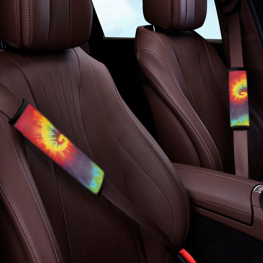 Summer Tie Dye Print Car Seat Belt Covers