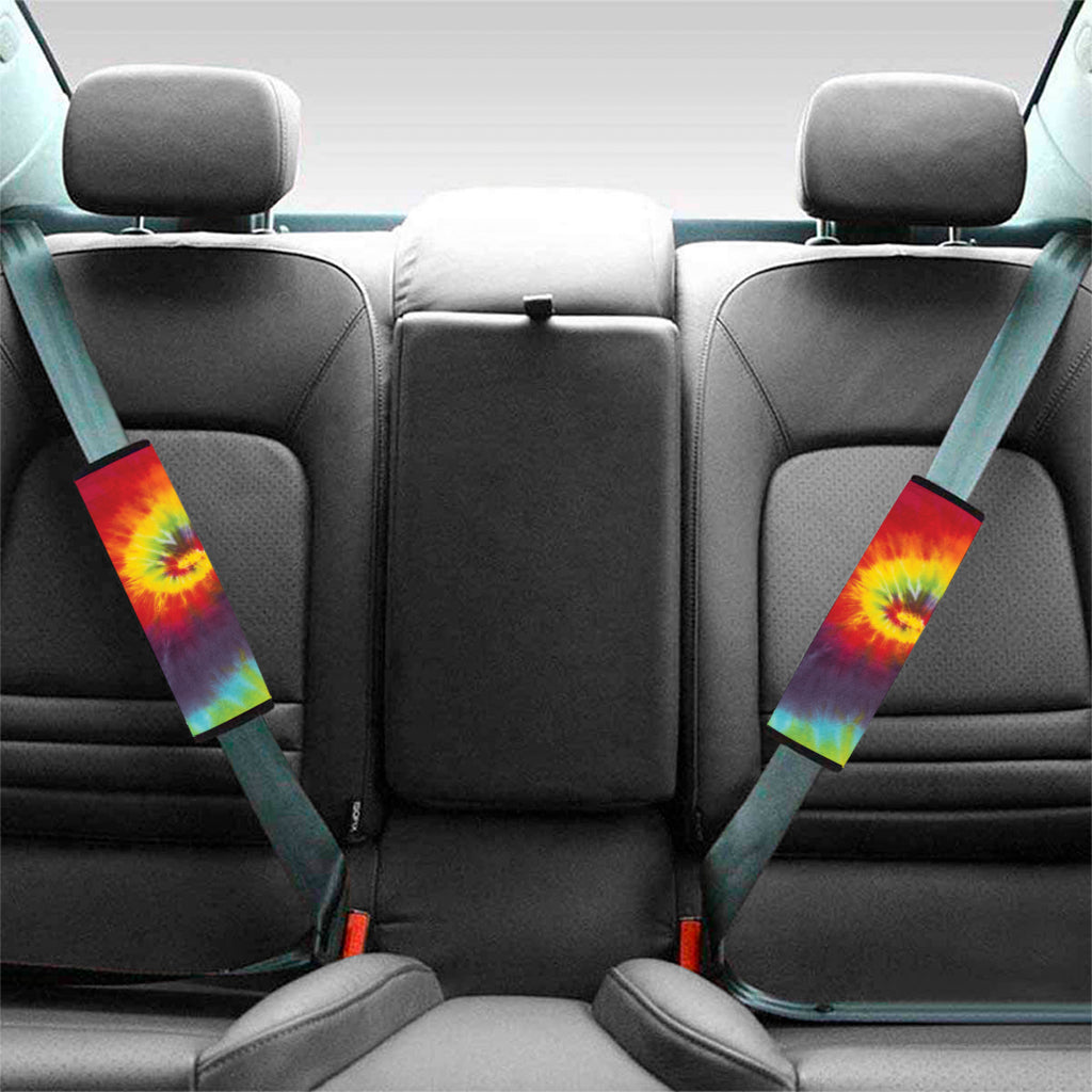 Summer Tie Dye Print Car Seat Belt Covers