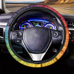 Summer Tie Dye Print Car Steering Wheel Cover