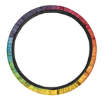 Summer Tie Dye Print Car Steering Wheel Cover