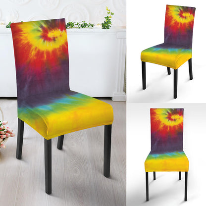 Summer Tie Dye Print Dining Chair Slipcover