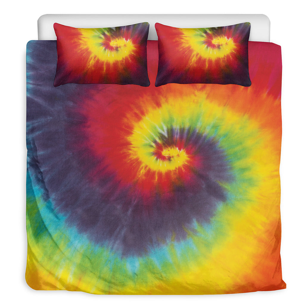 Summer Tie Dye Print Duvet Cover Bedding Set