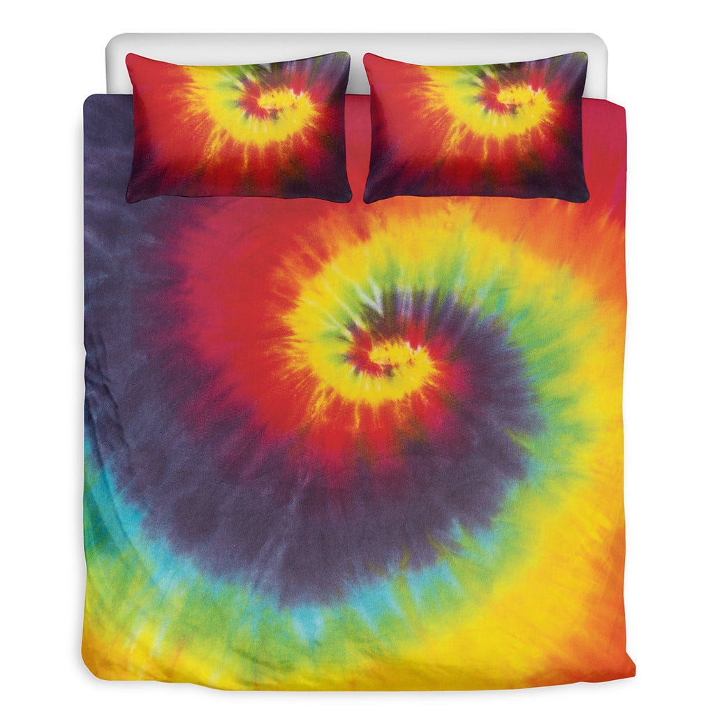 Summer Tie Dye Print Duvet Cover Bedding Set