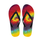 Summer Tie Dye Print Flip Flops