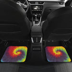 Summer Tie Dye Print Front and Back Car Floor Mats