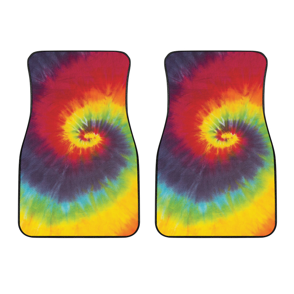 Summer Tie Dye Print Front Car Floor Mats