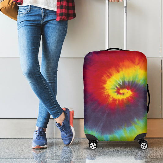Summer Tie Dye Print Luggage Cover