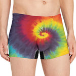 Summer Tie Dye Print Men's Boxer Briefs