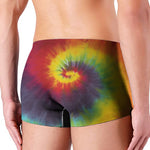 Summer Tie Dye Print Men's Boxer Briefs
