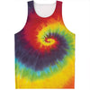 Summer Tie Dye Print Men's Tank Top