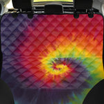 Summer Tie Dye Print Pet Car Back Seat Cover