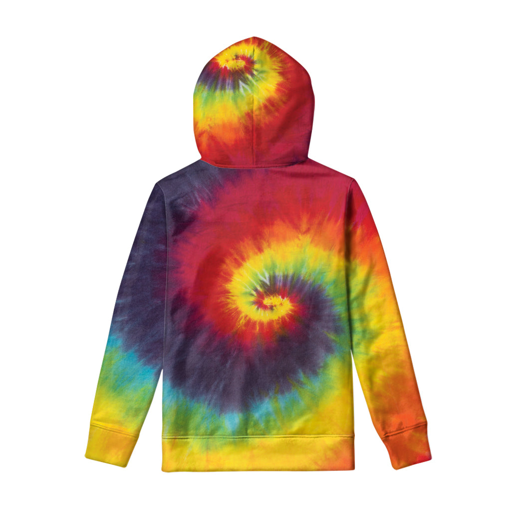 Summer Tie Dye Print Pullover Hoodie