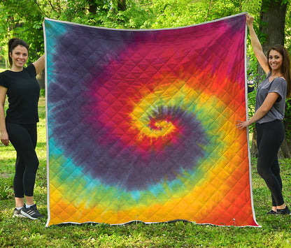 Summer Tie Dye Print Quilt