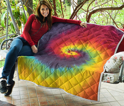 Summer Tie Dye Print Quilt