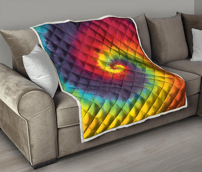 Summer Tie Dye Print Quilt