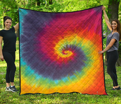 Summer Tie Dye Print Quilt