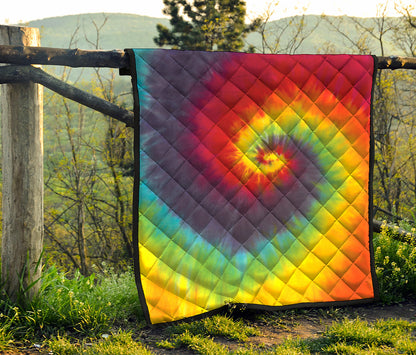 Summer Tie Dye Print Quilt