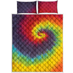 Summer Tie Dye Print Quilt Bed Set