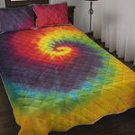 Summer Tie Dye Print Quilt Bed Set
