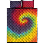 Summer Tie Dye Print Quilt Bed Set
