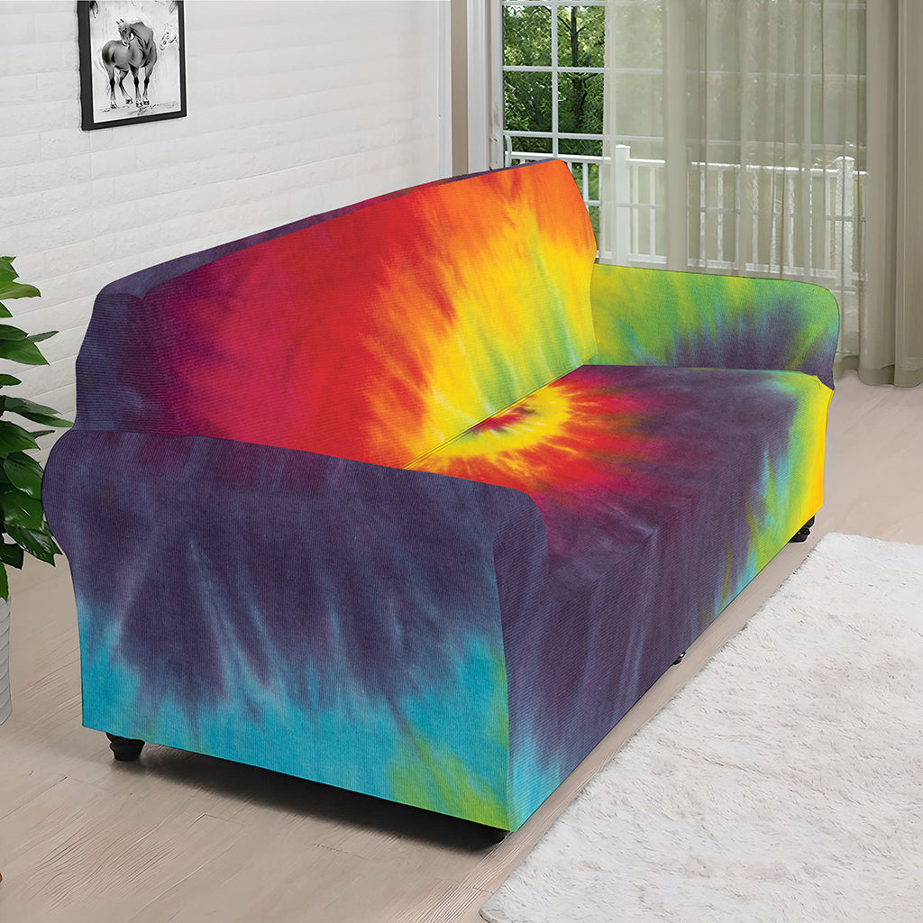 Summer Tie Dye Print Sofa Cover