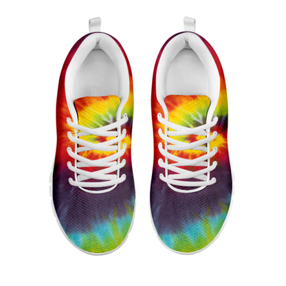 Summer Tie Dye Print White Sneakers