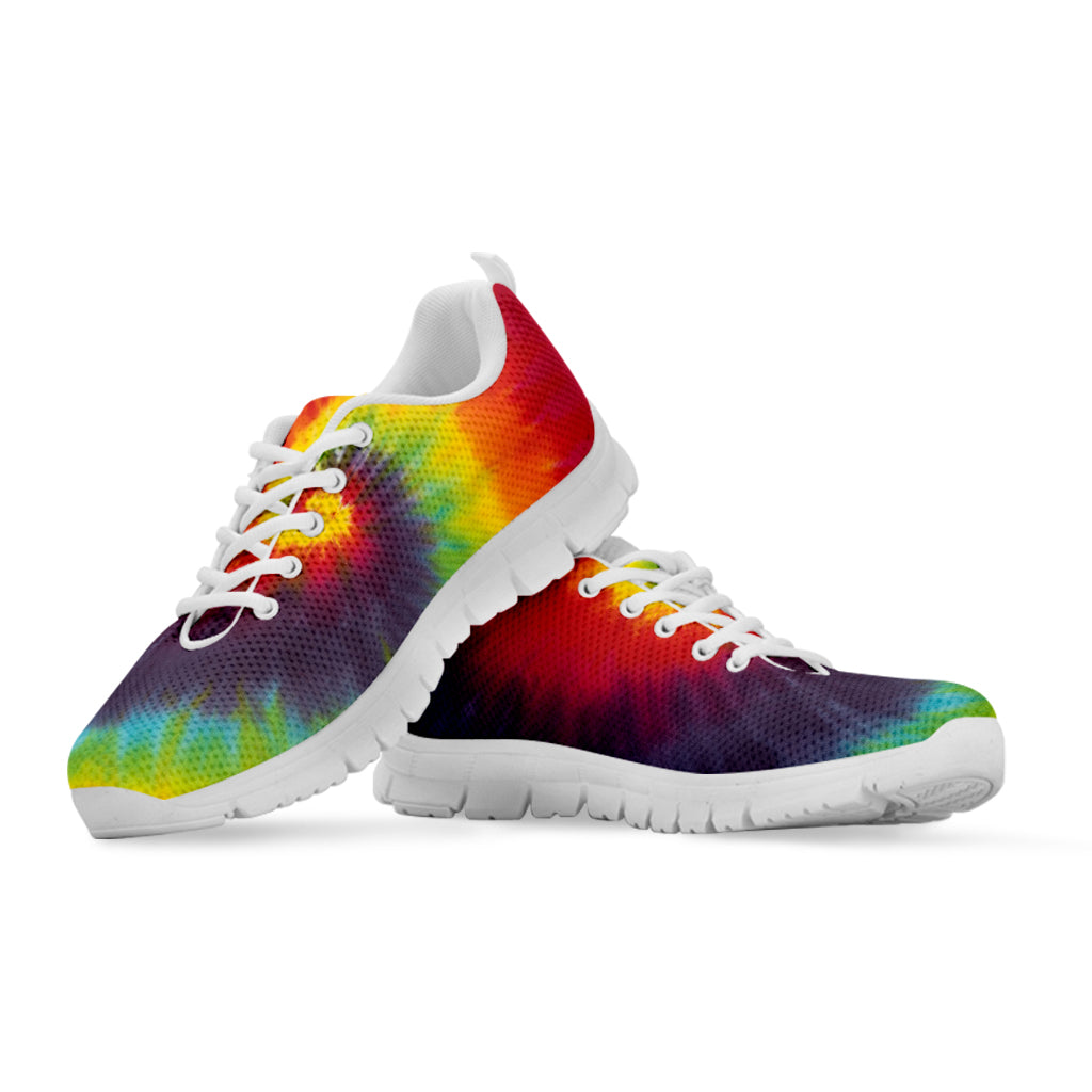 Summer Tie Dye Print White Sneakers