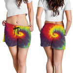 Summer Tie Dye Print Women's Shorts
