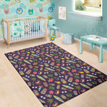 Summer Totem Pattern Print Area Rug