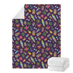 Summer Totem Pattern Print Blanket