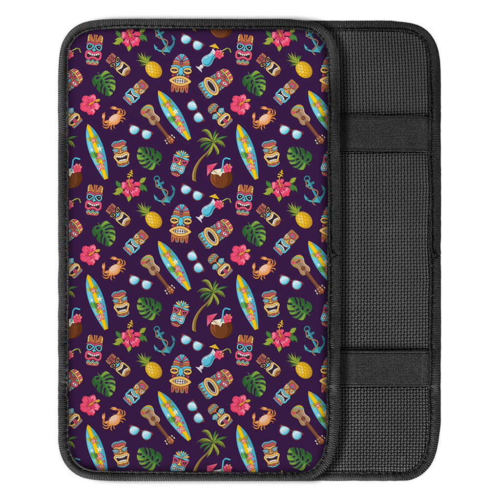 Summer Totem Pattern Print Car Center Console Cover