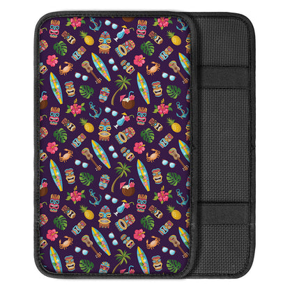 Summer Totem Pattern Print Car Center Console Cover