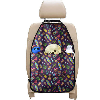 Summer Totem Pattern Print Car Seat Organizers