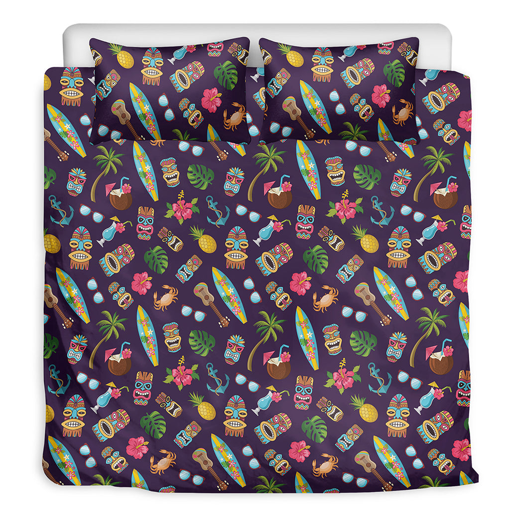 Summer Totem Pattern Print Duvet Cover Bedding Set