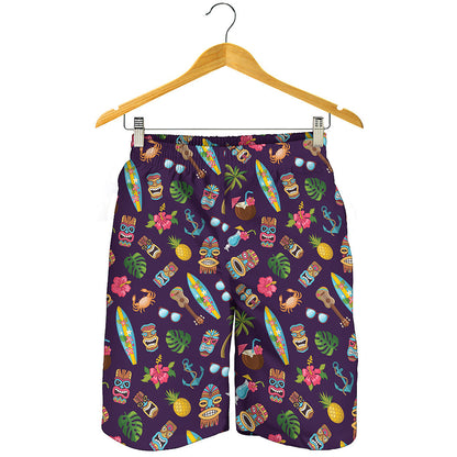 Summer Totem Pattern Print Men's Shorts