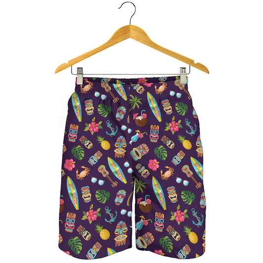 Summer Totem Pattern Print Men's Shorts