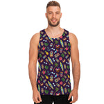 Summer Totem Pattern Print Men's Tank Top
